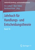 Cover: Jahrbuch f&uuml;r Handlungs- und Entscheidungstheorie - Springer VS