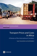 Cover: Transport Prices and Costs in Africa - World Bank Publications