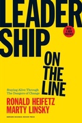 Cover: Leadership on the Line, With a New Preface - Harvard Business Review Press