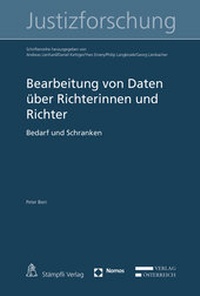 Abbildung von: Bearbeitung von Daten über Richterinnen und Richter - Stämpfli Verlag