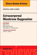 Cover: Extracorporeal Membrane Oxygenation (ECMO), An Issue of Critical Care Clinics: Volume 33-4 - Elsevier