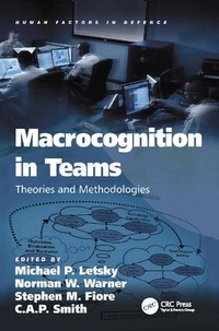 Enlarge image Cover: Macrocognition in Teams - CRC Press