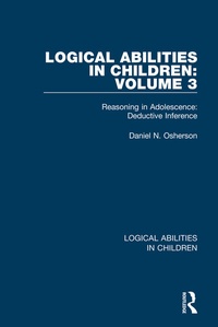 Enlarge image Cover: Logical Abilities in Children: Volume 3 - Routledge