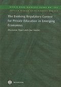 Cover: The Evolving Regulatory Context for Private Education in Emerging Economies - World Bank Publications
