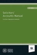 Cover: Solicitors' Accounts Manual - The Law Society