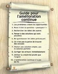 Abbildung von: Continuous Improvement Poster (French) - Enna