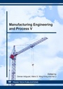 Cover: Manufacturing Engineering and Process V - Trans Tech Publications Ltd