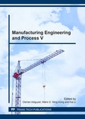 Cover: Manufacturing Engineering and Process V - Trans Tech Publications Ltd