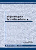 Cover: Engineering and Innovative Materials V - Trans Tech Publications Ltd