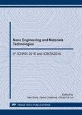Cover: Nano Engineering and Materials Technologies - Trans Tech Publications Ltd