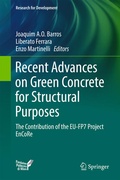 Cover: Recent Advances on Green Concrete for Structural Purposes - Springer
