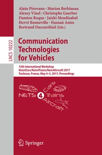 Enlarge image Cover: Communication Technologies for Vehicles - Springer