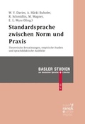Cover: Standardsprache zwischen Norm und Praxis - Narr Francke Attempto