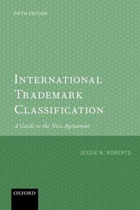Abbildung von: International Trademark Classification - OUP eBook