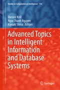 Cover: Advanced Topics in Intelligent Information and Database Systems - Springer