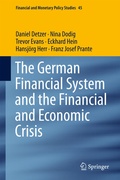 Cover: The German Financial System and the Financial and Economic Crisis - Springer