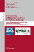 Cover: Interoperability and Open-Source Solutions for the Internet of Things - Springer