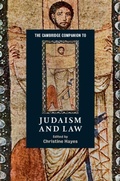 Cover: The Cambridge Companion to Judaism and Law - Cambridge University Press