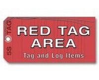 Abbildung von: 5S Red Tag Area Sign - CRC Press