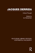 Cover: Jacques Derrida - Routledge