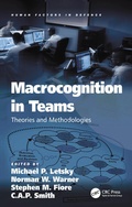 Cover: Macrocognition in Teams - CRC Press