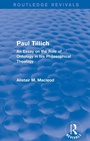 Cover: Routledge Revivals: Paul Tillich (1973) - Routledge