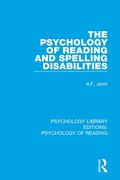 Cover: The Psychology of Reading and Spelling Disabilities - Routledge