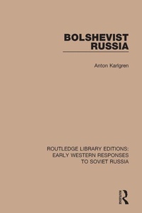 Abbildung von: Bolshevist Russia - Routledge