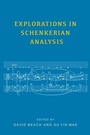 Cover: Explorations in Schenkerian Analysis - De Gruyter