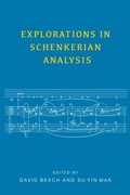 Cover: Explorations in Schenkerian Analysis - De Gruyter