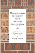 Cover: Contemporary Encounters with Ancient Metaphysics - De Gruyter