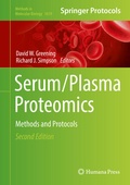 Cover: Serum/Plasma Proteomics - Humana Press Inc.