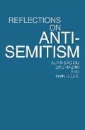 Cover: Reflections on Anti-Semitism - Verso Books