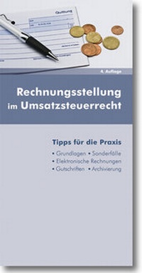 Abbildung von: Rechnungsstellung im Umsatzsteuerrecht - dbv-Verlag (Österreich)