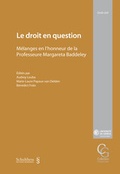 Cover: Le droit en question - Schulthess Juristische Medien