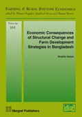 Cover: Economic Consequences of Structural Change and Farm Development Strategies in Bangladesh - Margraf