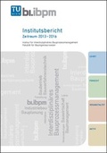 Cover: Institutsbericht 2013 - 2016 - TU-MV Media Verlag