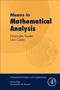 Cover: Means in Mathematical Analysis - Academic Press