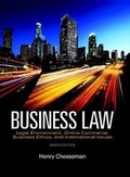 Cover: Business Law Plus 2017 Mylab Business Law with Pearson Etext -- Access Card Package - Pearson