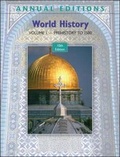 Cover: Annual Editions: World History, Volume 1: Prehistory to 1500, 10/e - McGraw-Hill Professional