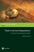 Cover: Trade in Services Negotiations - World Bank Publications