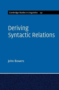 Enlarge image Cover: Deriving Syntactic Relations - Cambridge University Press