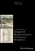 Cover: A Handbook of English Renaissance Literary Studies - Wiley
