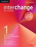 Cover: Interchange Level 1 Full Contact with Online Self-Study and Online Workbook - Cambridge University Press