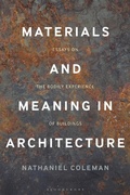 Cover: Materials and Meaning in Architecture - Bloomsbury Visual Arts