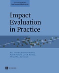 Cover: Impact Evaluation in Practice - World Bank Publications