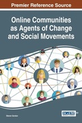 Cover: Online Communities as Agents of Change and Social Movements - Information Science Reference