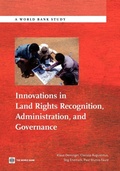 Cover: Innovations in Land Rights Recognition, Administration and Governance - World Bank Publications
