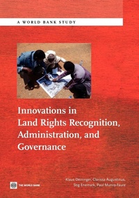 Enlarge image Cover: Innovations in Land Rights Recognition, Administration and Governance - World Bank Publications
