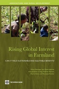 Cover: Rising Global Interest in Farmland - World Bank Publications